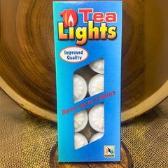 10 Tea Light Candles – Long Lasting (Each up to 6 Hours)