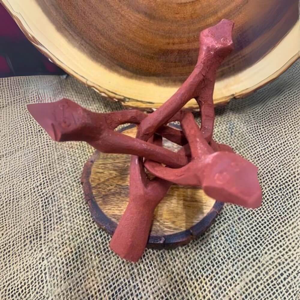 Sage Burner Wood Stand