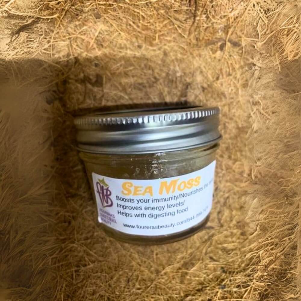 Sea Moss Gel – 100% Organic Jamaican Sea Moss (4oz Glass Jar)