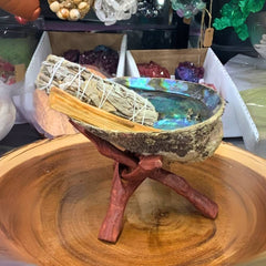 White Sage, Polo Santo, Shell, & Stand Bundle